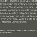 Cllr Phil Shaw bio.